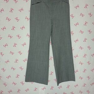 White House Black Market Gray Wide Leg Pants